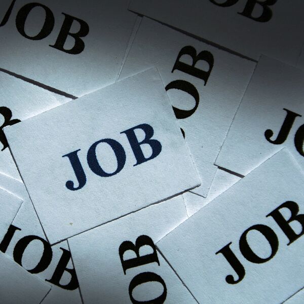 Viele Karteikarten wo Job drauf geschrieben ist